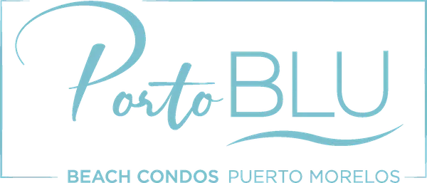 Logotipo de Porto BLU Beach Condos, Puerto Morelos